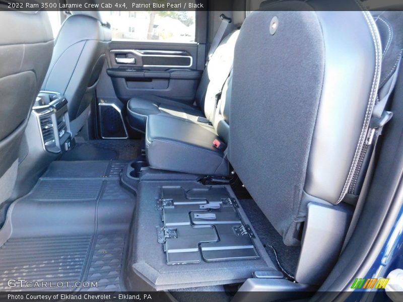 Rear Seat of 2022 3500 Laramie Crew Cab 4x4
