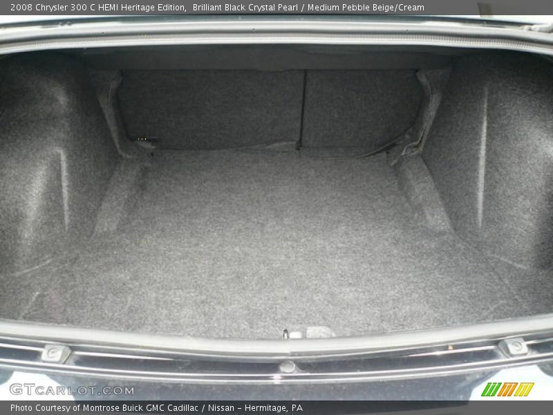 Brilliant Black Crystal Pearl / Medium Pebble Beige/Cream 2008 Chrysler 300 C HEMI Heritage Edition