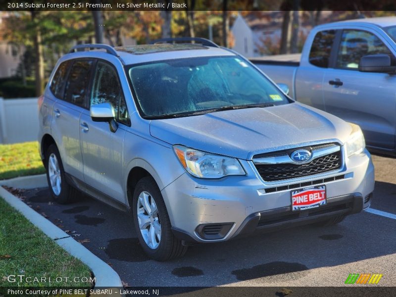 Ice Silver Metallic / Black 2014 Subaru Forester 2.5i Premium