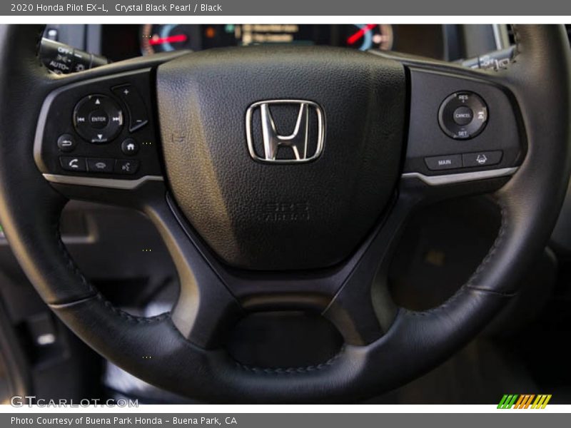 Crystal Black Pearl / Black 2020 Honda Pilot EX-L