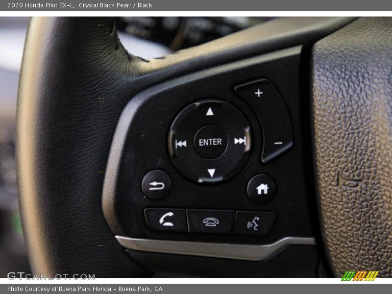 Crystal Black Pearl / Black 2020 Honda Pilot EX-L