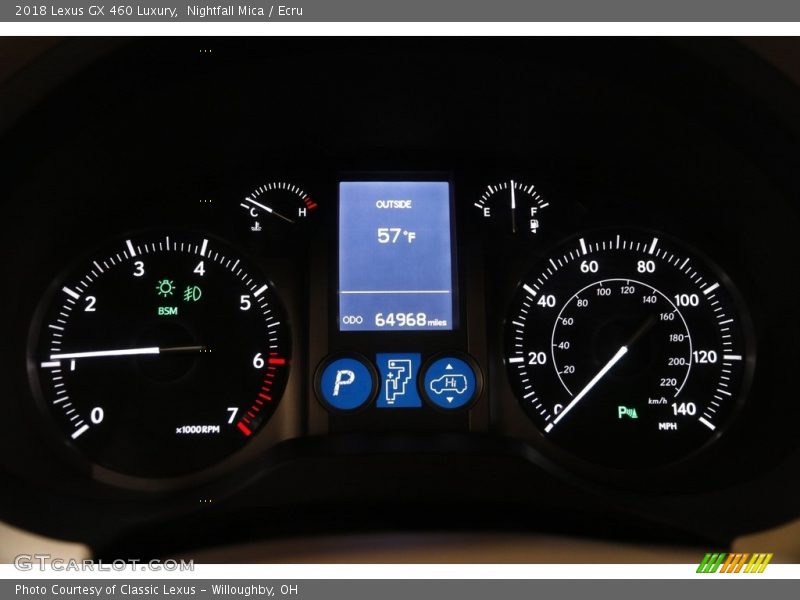  2018 GX 460 Luxury 460 Luxury Gauges