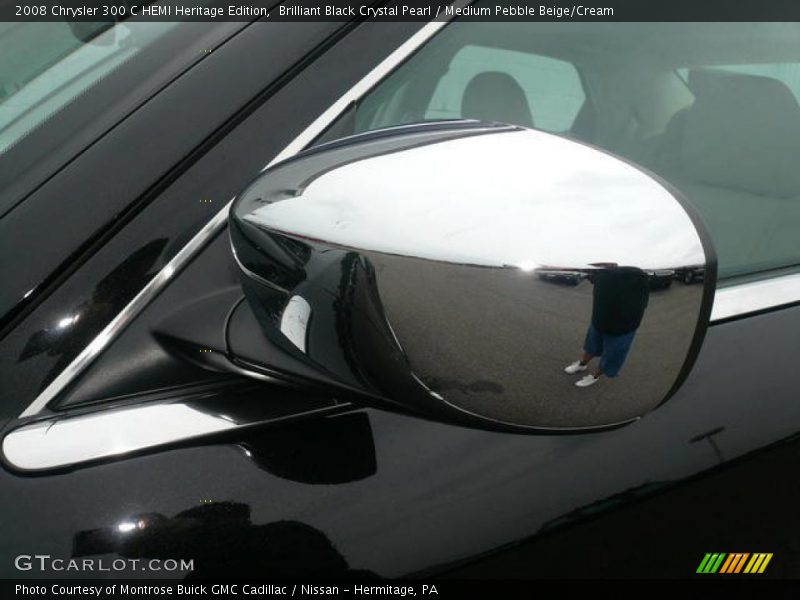 Brilliant Black Crystal Pearl / Medium Pebble Beige/Cream 2008 Chrysler 300 C HEMI Heritage Edition