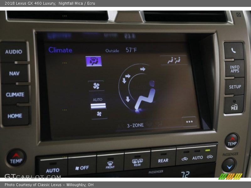Controls of 2018 GX 460 Luxury