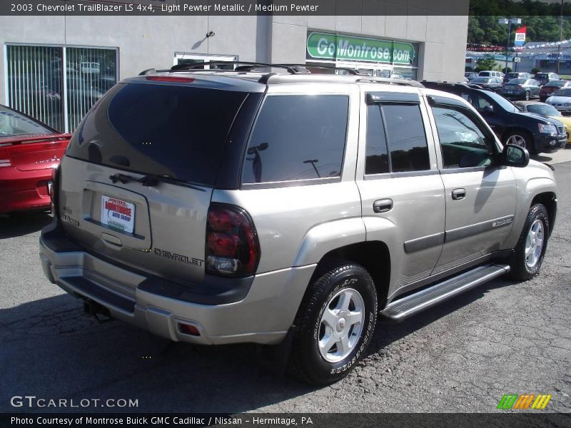 Light Pewter Metallic / Medium Pewter 2003 Chevrolet TrailBlazer LS 4x4