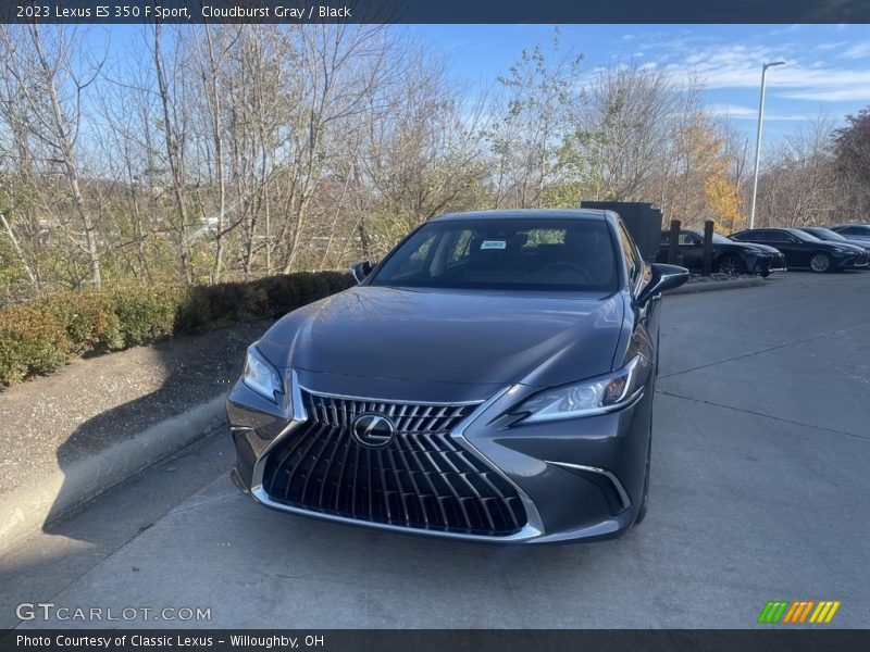 Cloudburst Gray / Black 2023 Lexus ES 350 F Sport