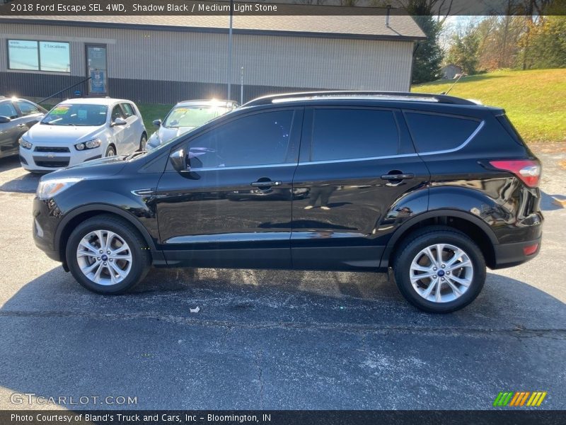 Shadow Black / Medium Light Stone 2018 Ford Escape SEL 4WD