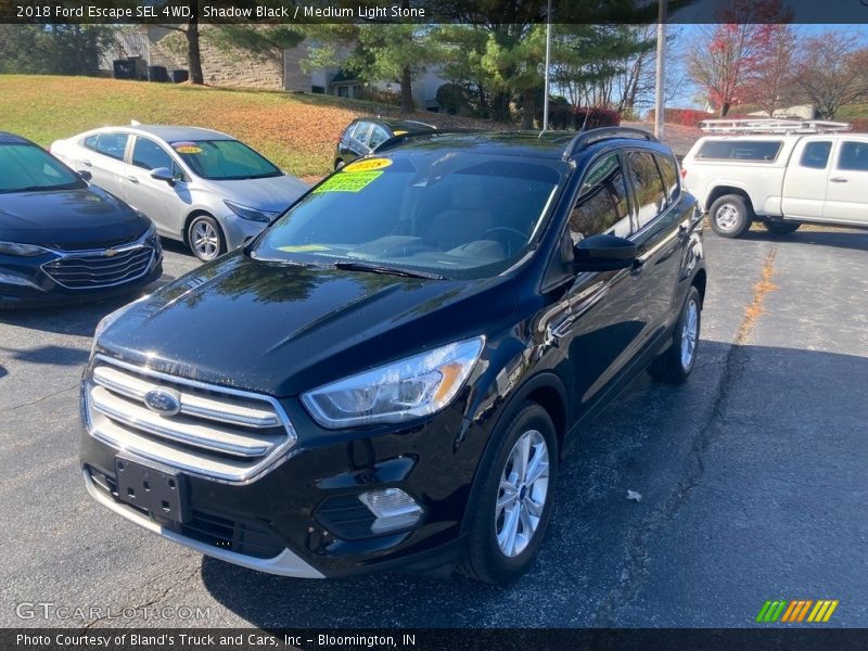 Shadow Black / Medium Light Stone 2018 Ford Escape SEL 4WD