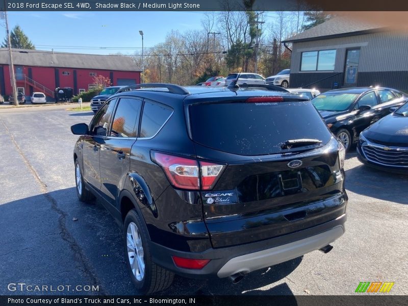 Shadow Black / Medium Light Stone 2018 Ford Escape SEL 4WD