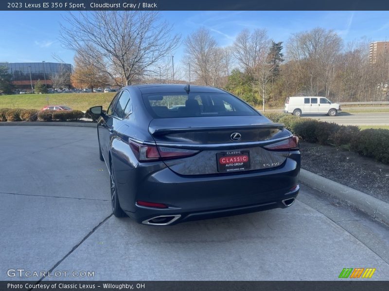 Cloudburst Gray / Black 2023 Lexus ES 350 F Sport