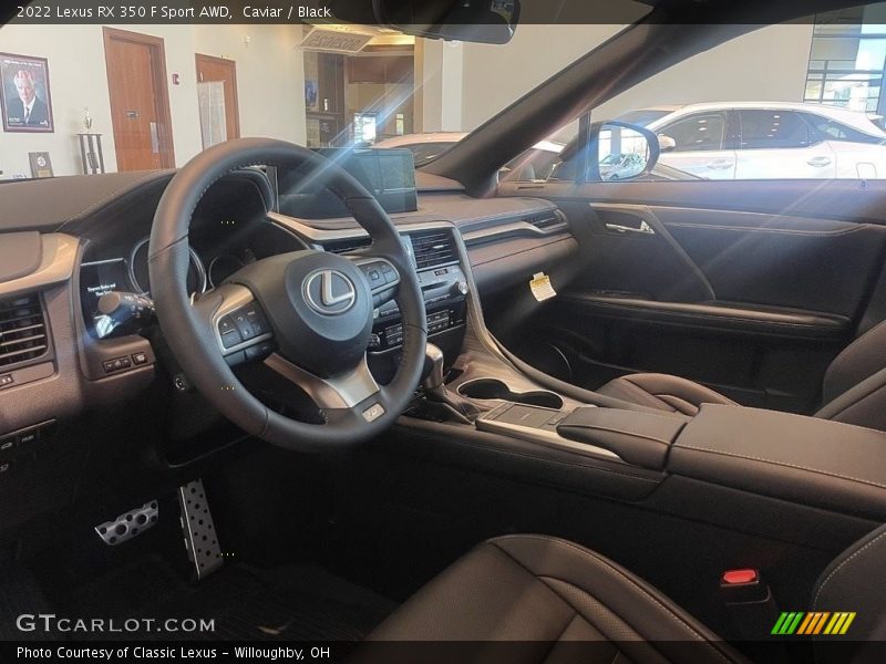 Caviar / Black 2022 Lexus RX 350 F Sport AWD