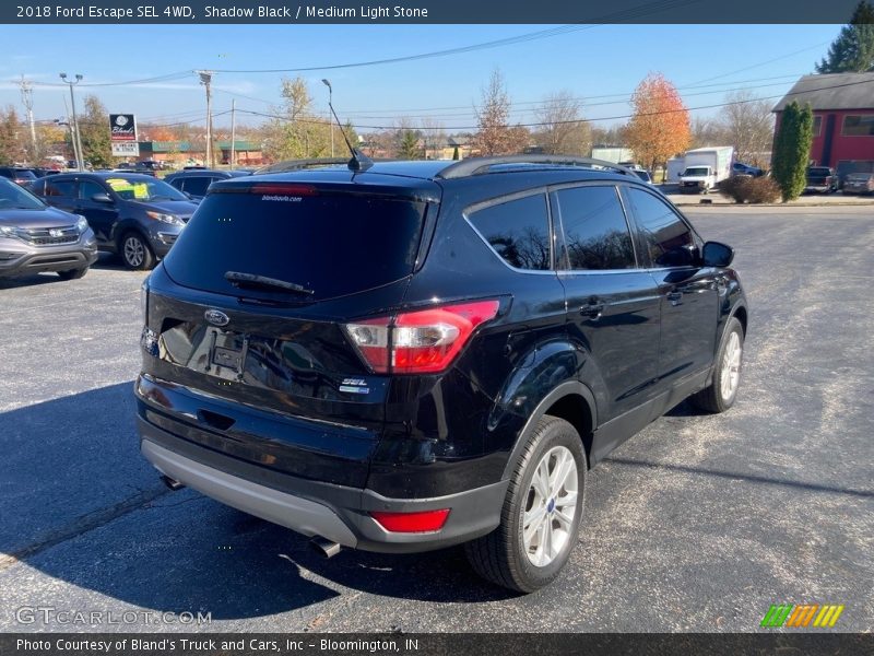 Shadow Black / Medium Light Stone 2018 Ford Escape SEL 4WD