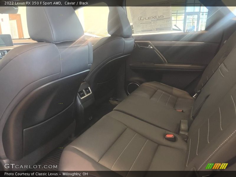 Caviar / Black 2022 Lexus RX 350 F Sport AWD