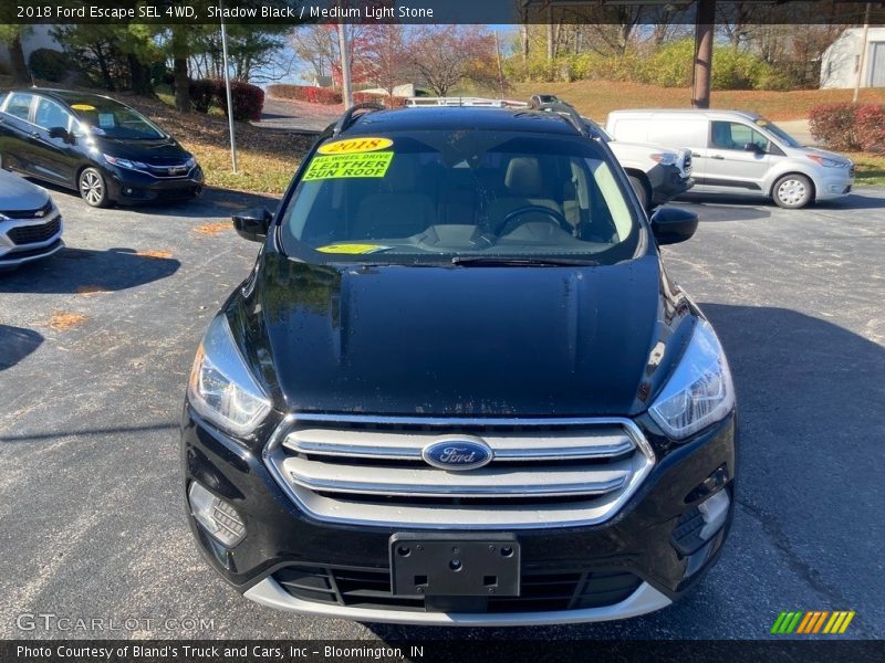 Shadow Black / Medium Light Stone 2018 Ford Escape SEL 4WD