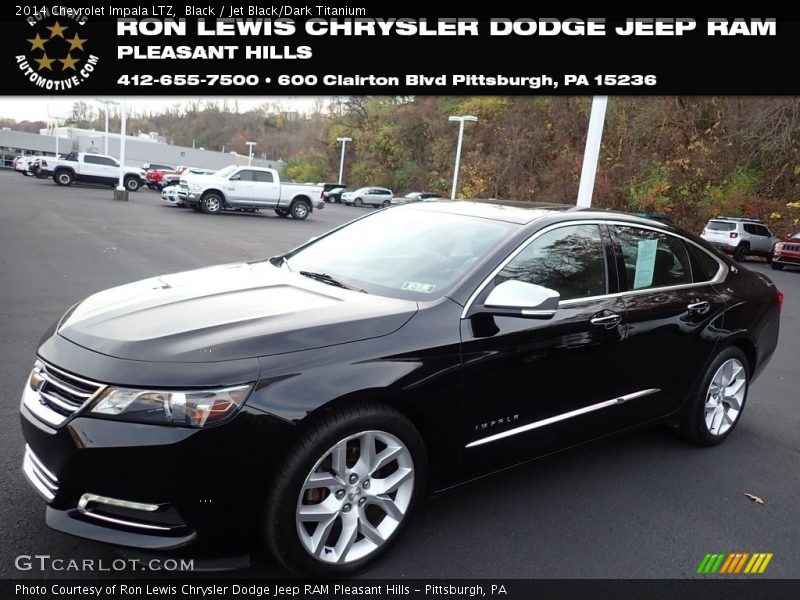 Black / Jet Black/Dark Titanium 2014 Chevrolet Impala LTZ