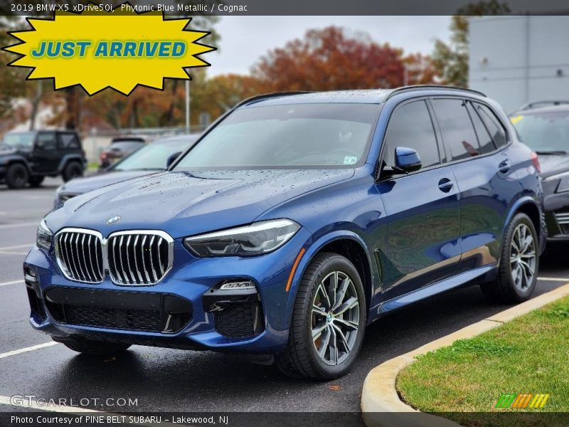 Phytonic Blue Metallic / Cognac 2019 BMW X5 xDrive50i