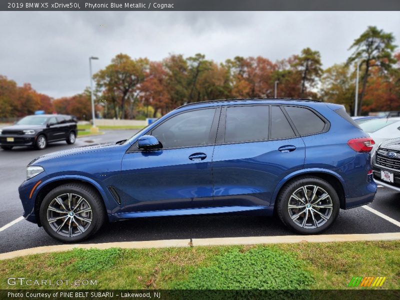 Phytonic Blue Metallic / Cognac 2019 BMW X5 xDrive50i
