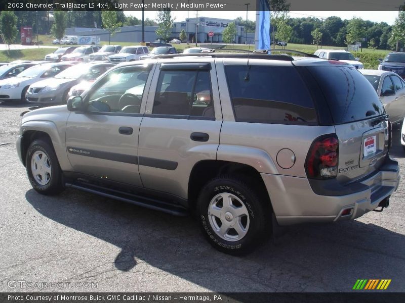 Light Pewter Metallic / Medium Pewter 2003 Chevrolet TrailBlazer LS 4x4