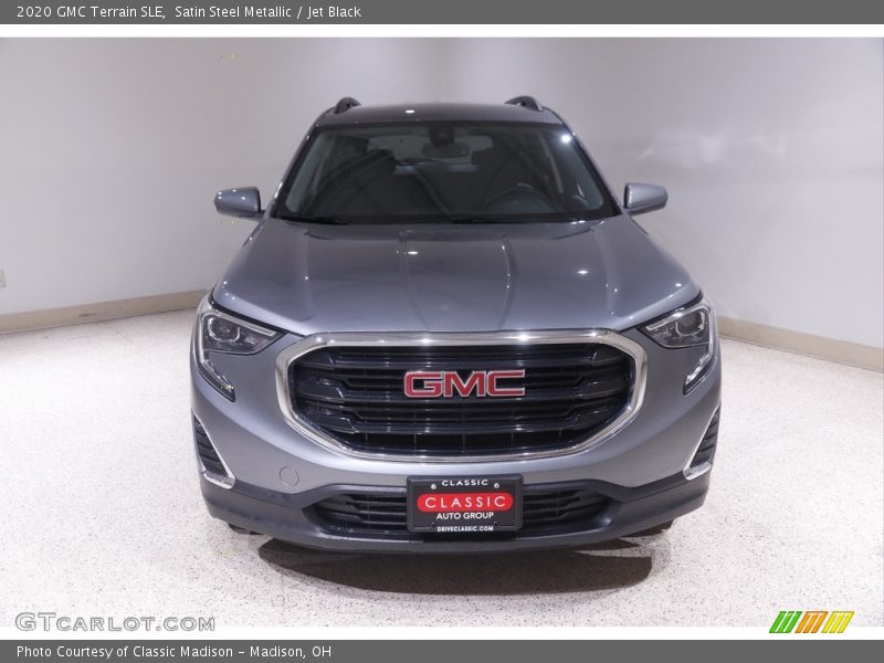 Satin Steel Metallic / Jet Black 2020 GMC Terrain SLE