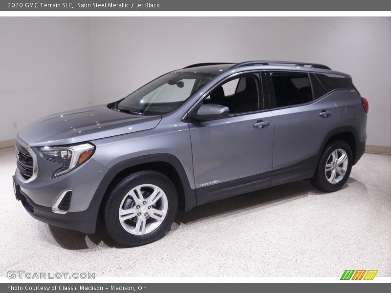 Satin Steel Metallic / Jet Black 2020 GMC Terrain SLE