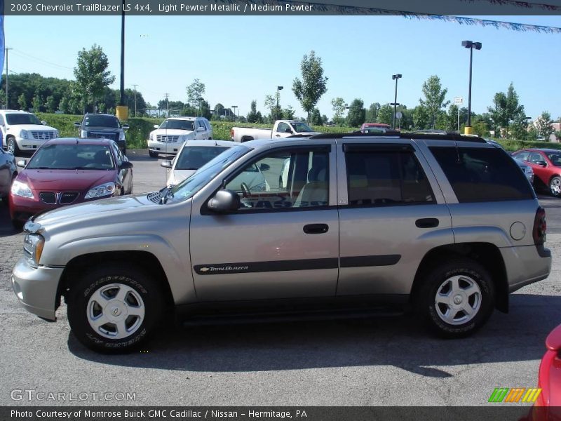 Light Pewter Metallic / Medium Pewter 2003 Chevrolet TrailBlazer LS 4x4