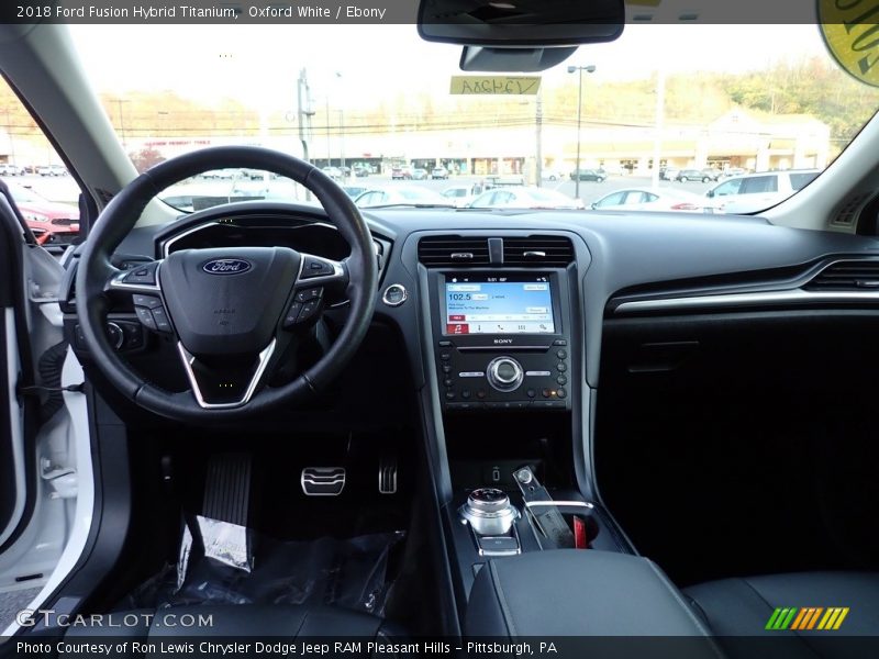 Dashboard of 2018 Fusion Hybrid Titanium