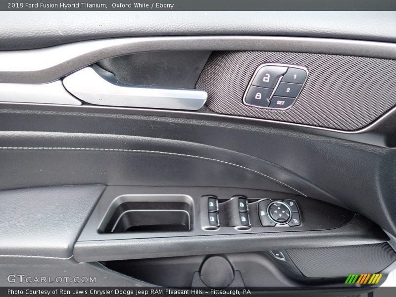 Door Panel of 2018 Fusion Hybrid Titanium