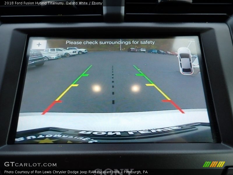 Controls of 2018 Fusion Hybrid Titanium