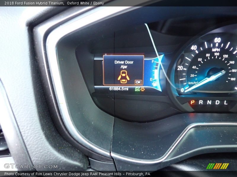  2018 Fusion Hybrid Titanium Hybrid Titanium Gauges