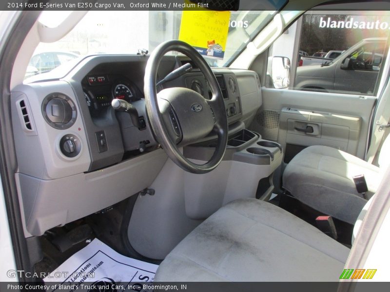 Oxford White / Medium Flint 2014 Ford E-Series Van E250 Cargo Van