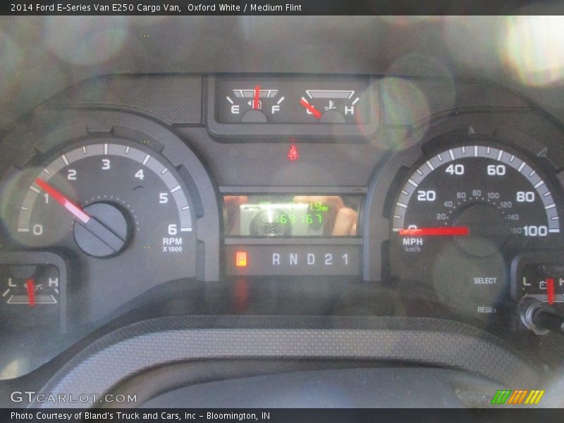 Oxford White / Medium Flint 2014 Ford E-Series Van E250 Cargo Van