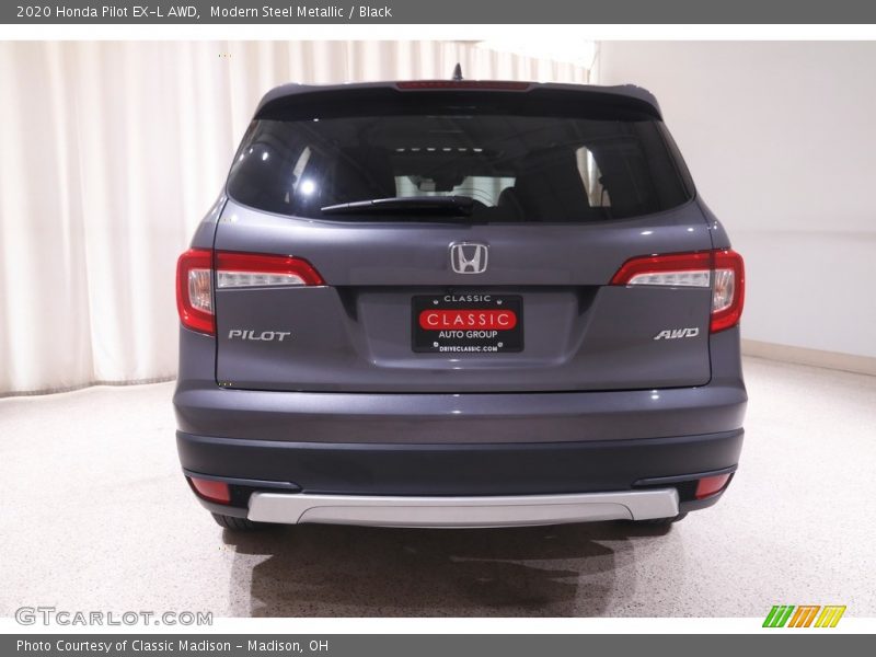 Modern Steel Metallic / Black 2020 Honda Pilot EX-L AWD