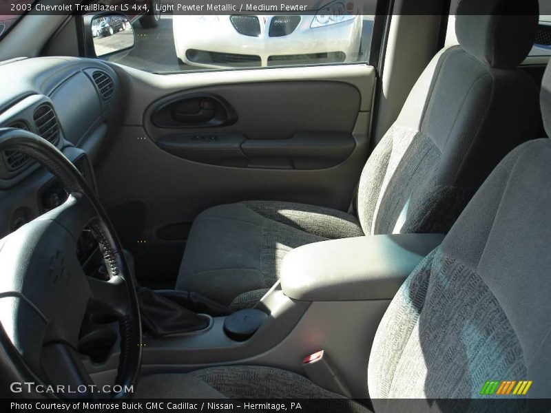Light Pewter Metallic / Medium Pewter 2003 Chevrolet TrailBlazer LS 4x4