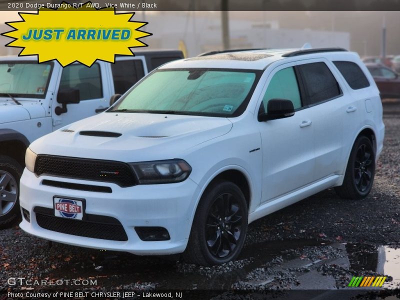 Vice White / Black 2020 Dodge Durango R/T AWD