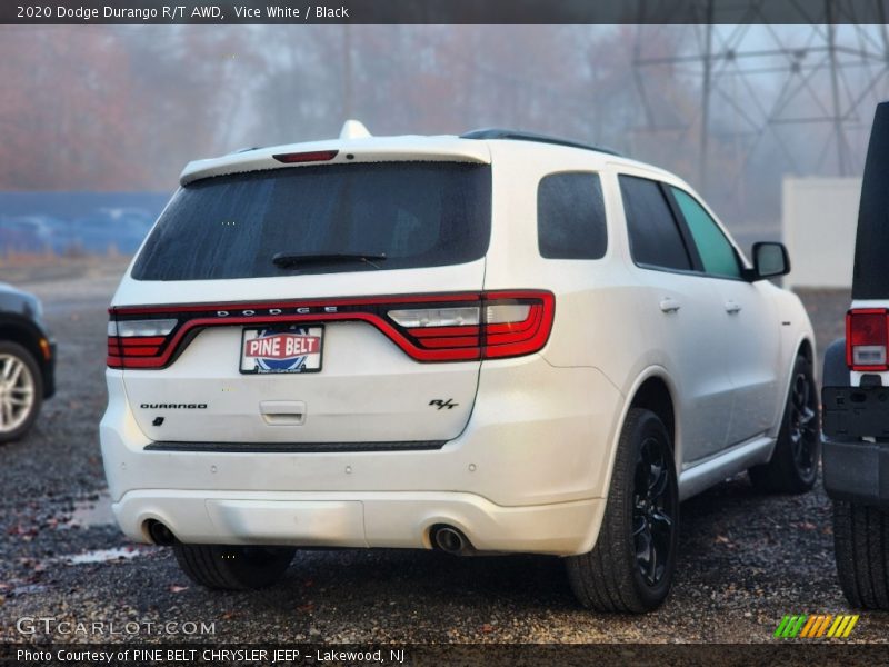 Vice White / Black 2020 Dodge Durango R/T AWD