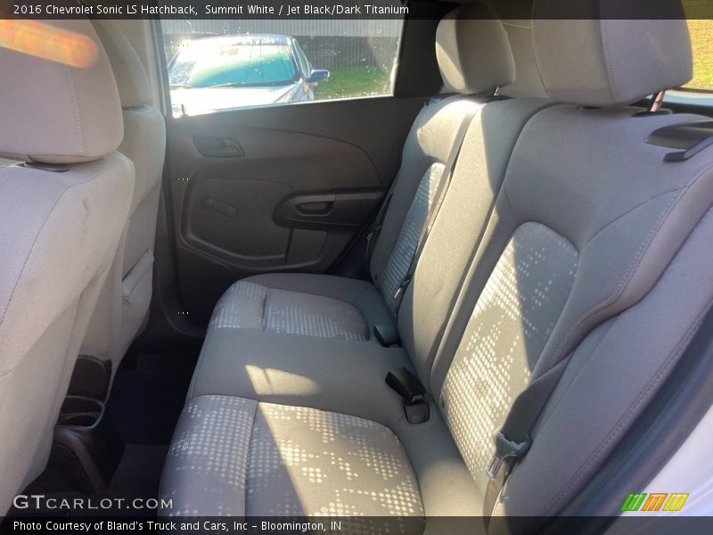 Summit White / Jet Black/Dark Titanium 2016 Chevrolet Sonic LS Hatchback