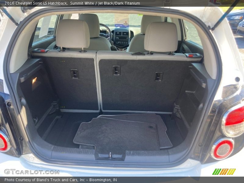 Summit White / Jet Black/Dark Titanium 2016 Chevrolet Sonic LS Hatchback
