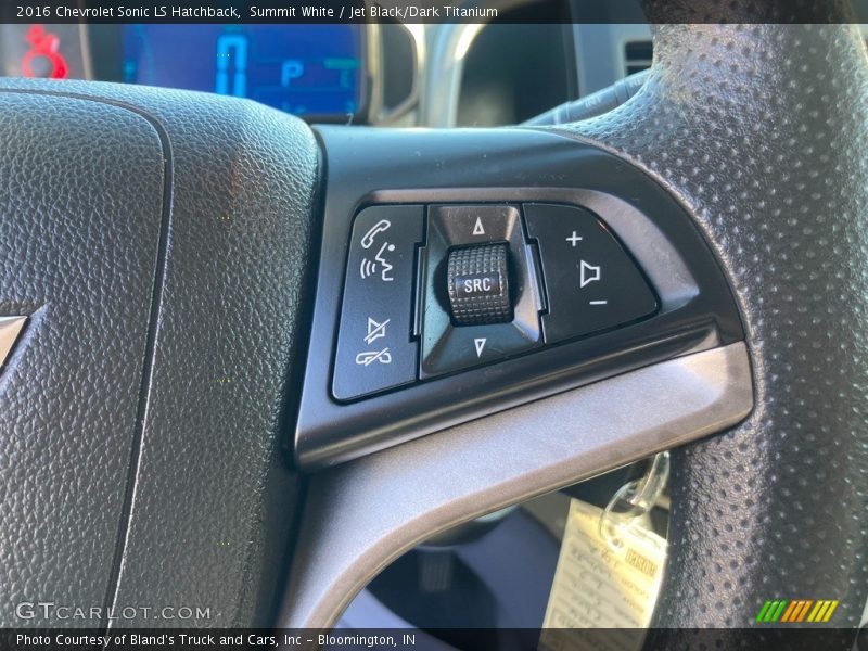 Summit White / Jet Black/Dark Titanium 2016 Chevrolet Sonic LS Hatchback