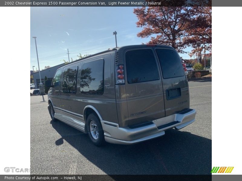 Light Pewter Metallic / Neutral 2002 Chevrolet Express 1500 Passenger Conversion Van