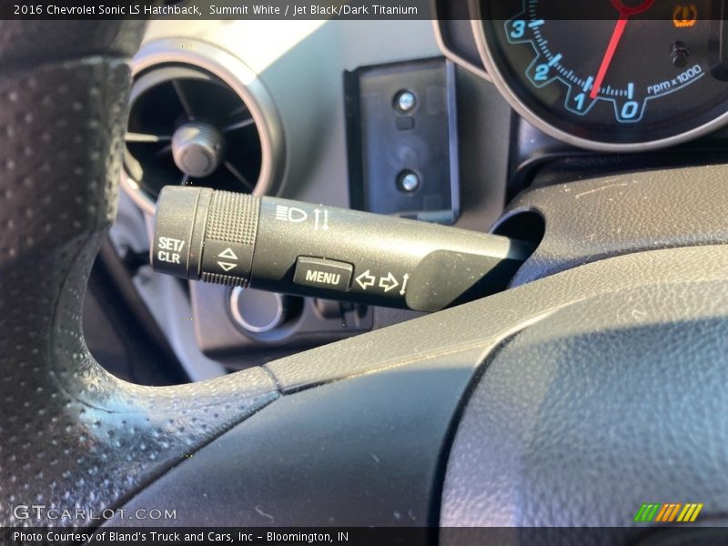 Summit White / Jet Black/Dark Titanium 2016 Chevrolet Sonic LS Hatchback