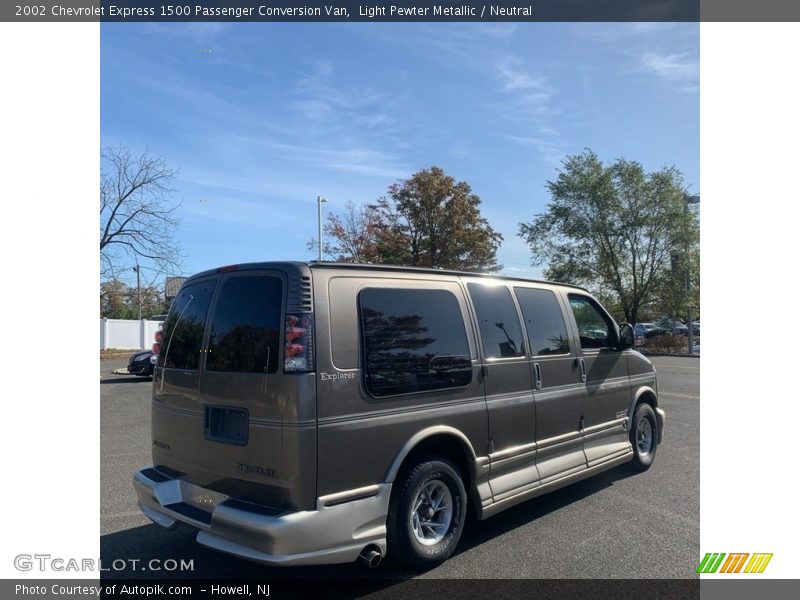 Light Pewter Metallic / Neutral 2002 Chevrolet Express 1500 Passenger Conversion Van