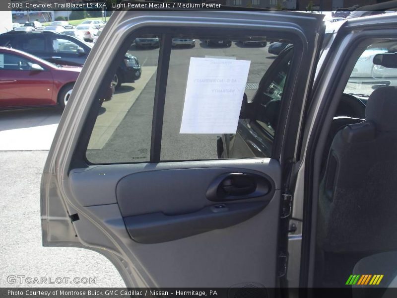 Light Pewter Metallic / Medium Pewter 2003 Chevrolet TrailBlazer LS 4x4