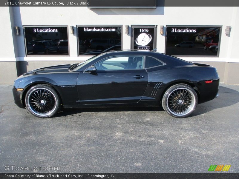 Black / Black 2011 Chevrolet Camaro LS Coupe
