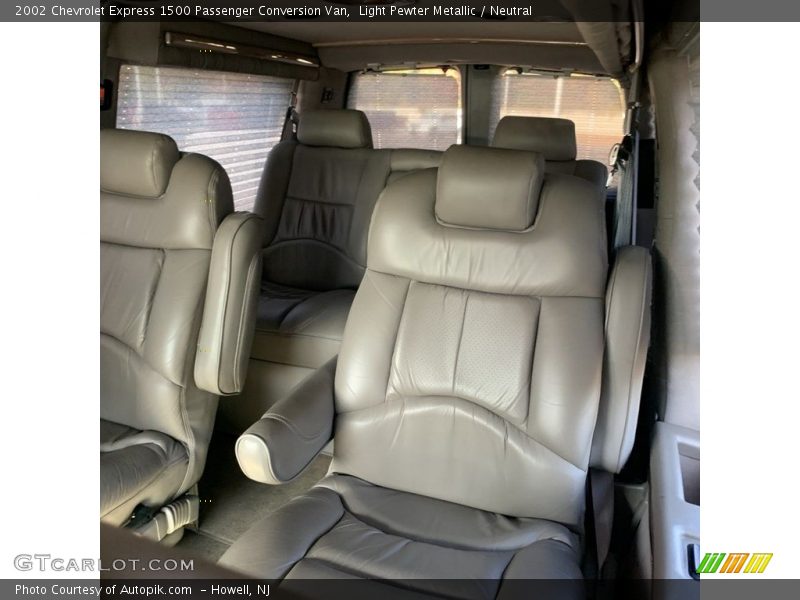 Light Pewter Metallic / Neutral 2002 Chevrolet Express 1500 Passenger Conversion Van