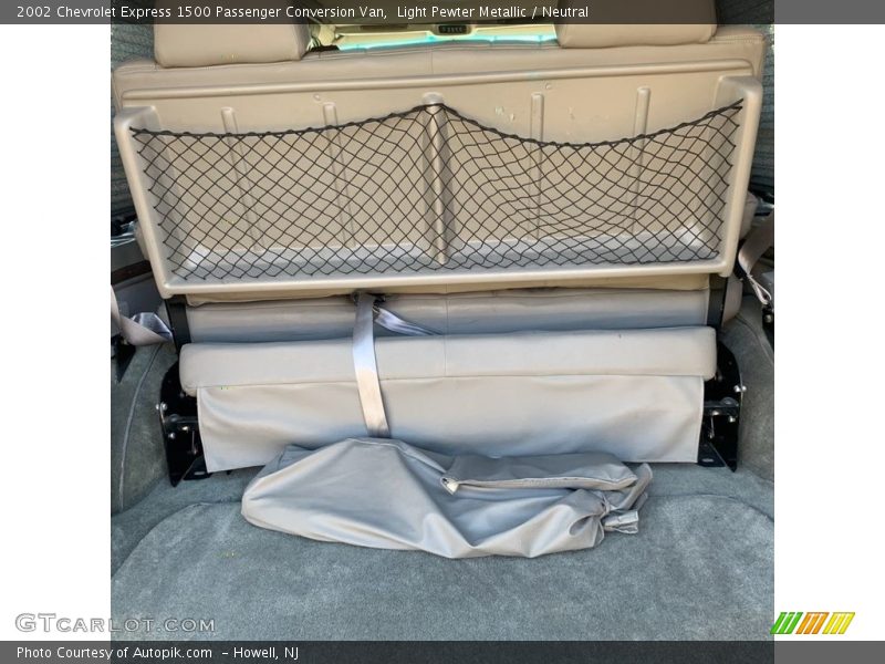 Light Pewter Metallic / Neutral 2002 Chevrolet Express 1500 Passenger Conversion Van