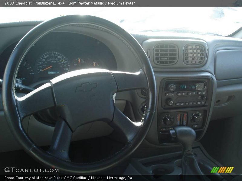 Light Pewter Metallic / Medium Pewter 2003 Chevrolet TrailBlazer LS 4x4