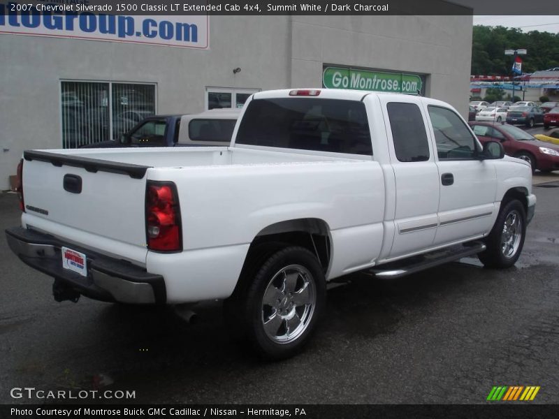 Summit White / Dark Charcoal 2007 Chevrolet Silverado 1500 Classic LT Extended Cab 4x4