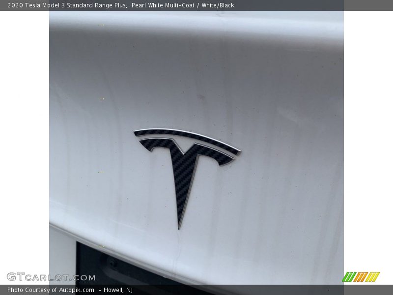 Pearl White Multi-Coat / White/Black 2020 Tesla Model 3 Standard Range Plus