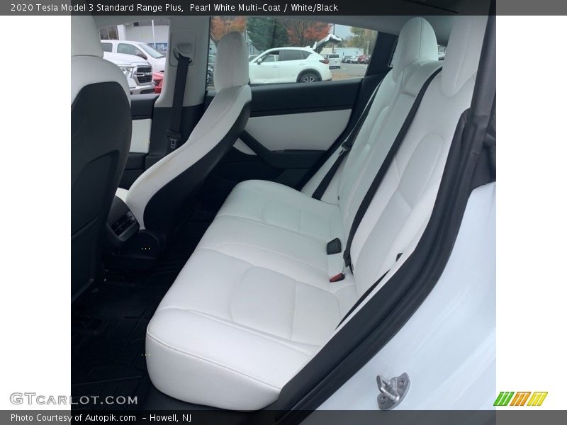 Pearl White Multi-Coat / White/Black 2020 Tesla Model 3 Standard Range Plus