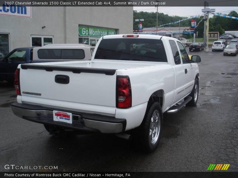 Summit White / Dark Charcoal 2007 Chevrolet Silverado 1500 Classic LT Extended Cab 4x4